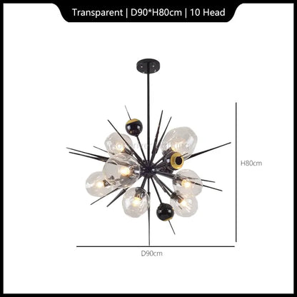 Laura Bubble Sputnik Chandelier Seus Lighting