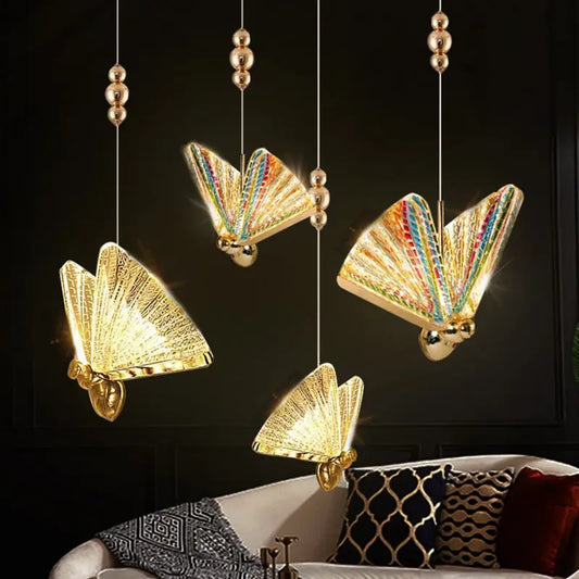 Led Butterfly Pendant Lights  Seus Lighting