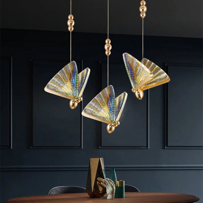 Led Butterfly Pendant Lights  Seus Lighting