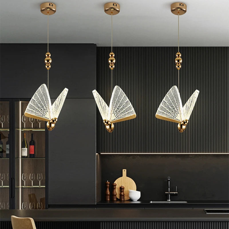 Led Butterfly Pendant Lights  Seus Lighting