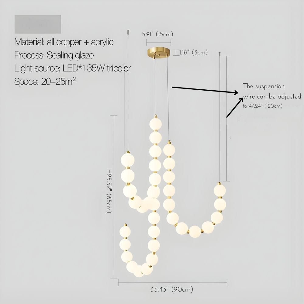 Lexi Modern Acrylic Orb Chandelier  Seus Lighting