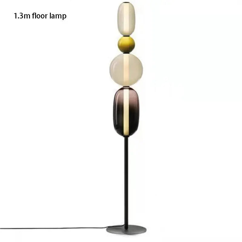 Lina Glass Shade Floor Lamp Seus Lighting