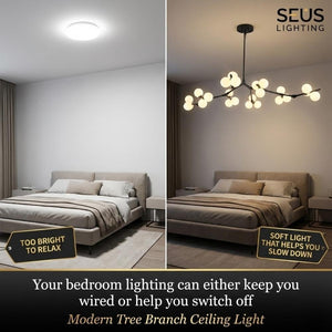 Lio Modern Tree Branch Ceiling Light Fixture  Seus Lighting