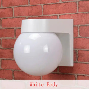 Loft Led Outdoor Globe Wall Light  Seus Lighting
