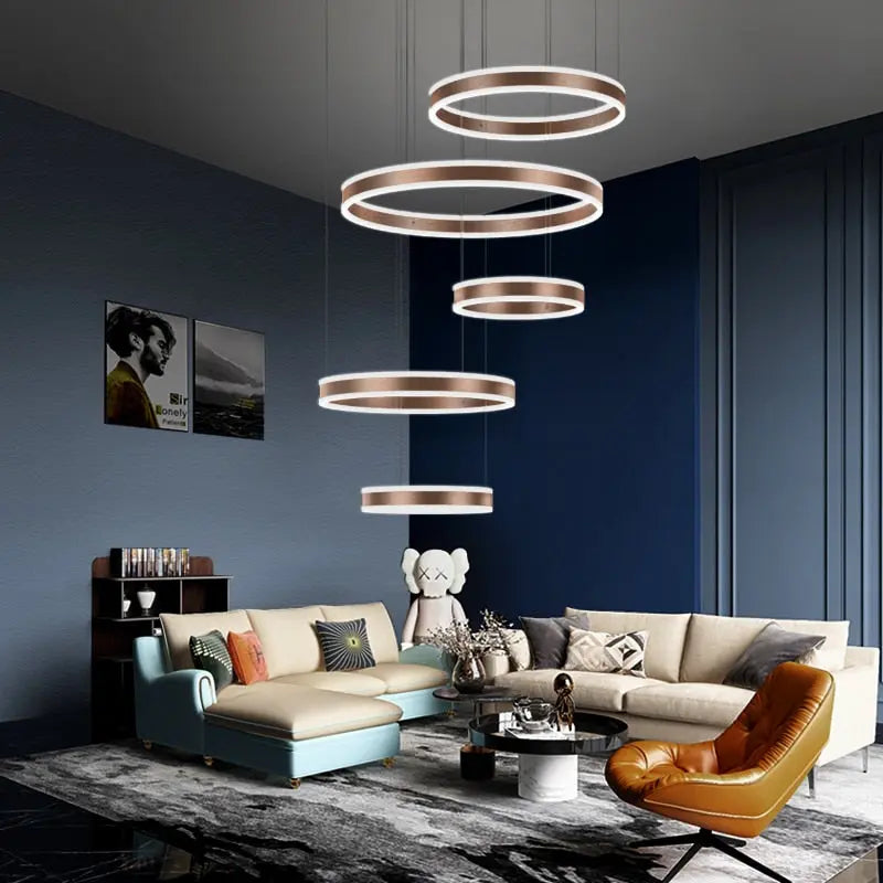 Lucy Modern Staircase Chandelier Seus Lighting