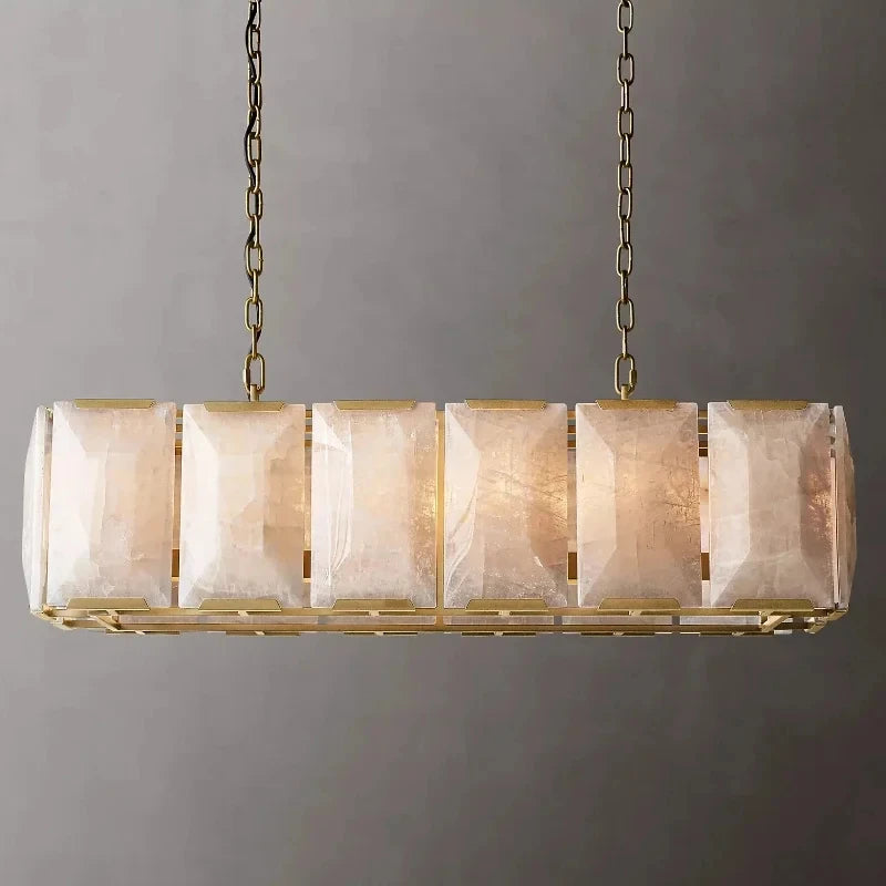 Luxury Crystal Chandelier designed for kitchen table and island