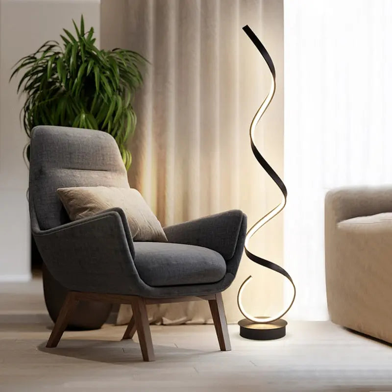 Marya LED Wavy Floor Lamp Seus Lighting