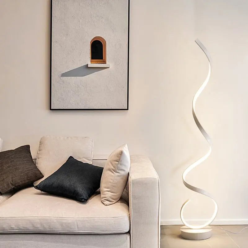 Marya LED Wavy Floor Lamp Seus Lighting