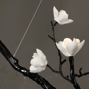 Minas Dimmable Rustic Tree Branch Chandelier  Seus Lighting