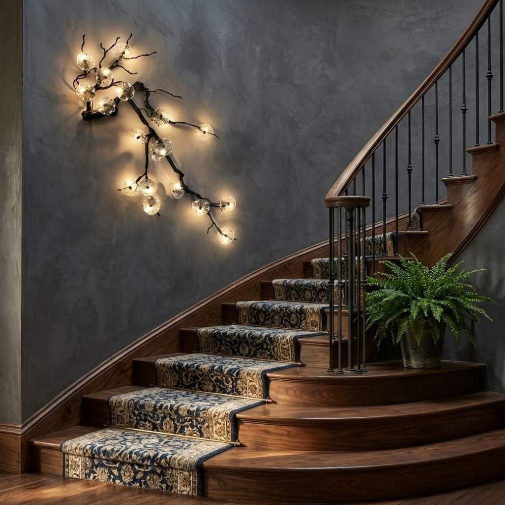 Minas Tree Branch Wall Sconce | Handmade Copper – Seus Lighting