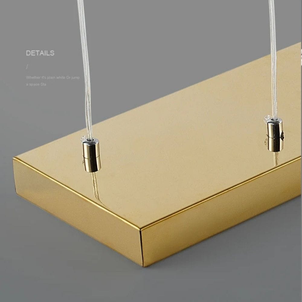 Modern Black & Gold Dining Room Ceiling Fixture  Seus Lighting