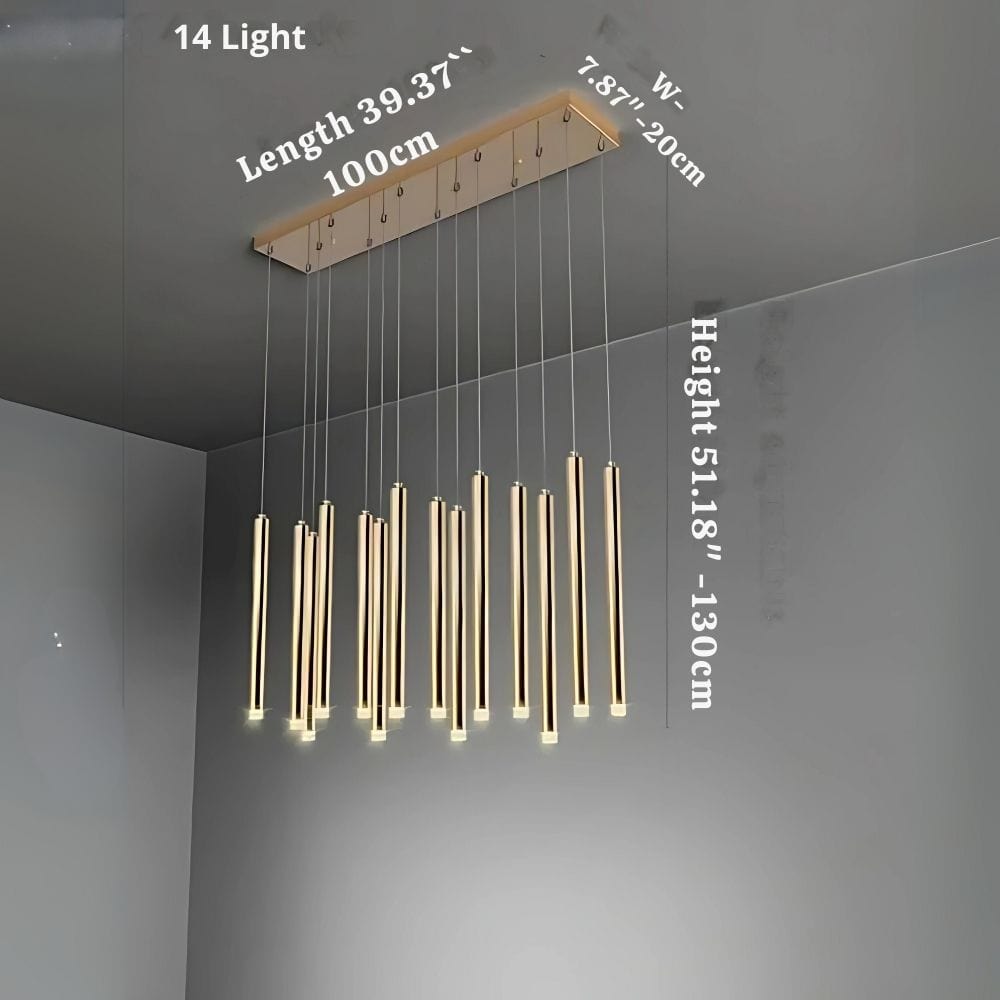 Modern Black & Gold Dining Room Ceiling Fixture  Seus Lighting
