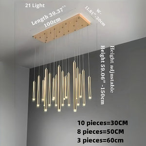 Modern Black & Gold Dining Room Ceiling Fixture  Seus Lighting