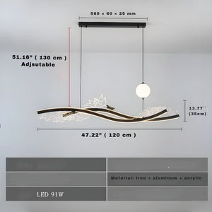 Modern Ceiling Chandelier Light for Dining Room  Seus Lighting