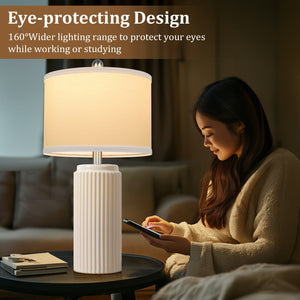 Modern Ceramic Table Lamp  Seus Lighting