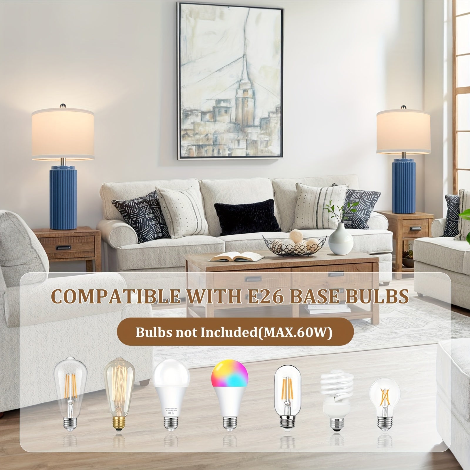Modern Ceramic Table Lamp  Seus Lighting