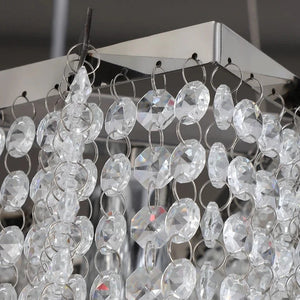 Modern Crystal Beaded Chandelier for Staircase&Foyer  Seus Lighting