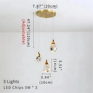 Modern Crystal Chandelier for High Ceiling Living Room  Seus Lighting