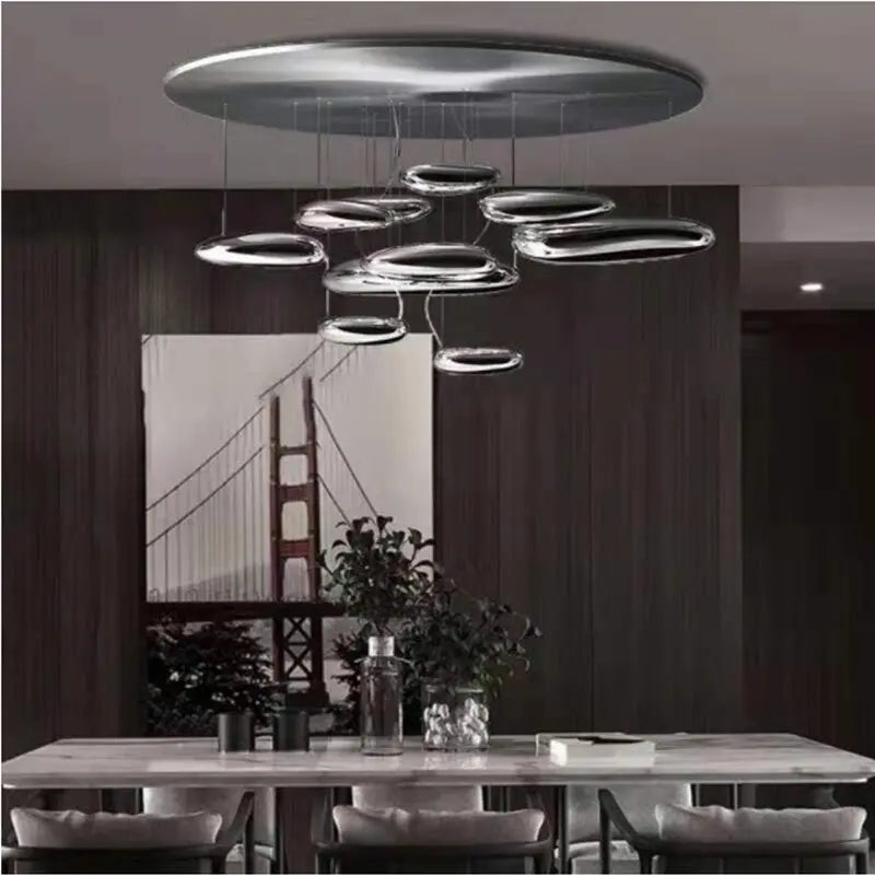 Modern Droplet Ceiling Light 5/7/9 Head Seus Lighting