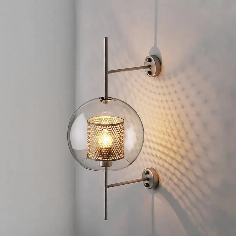 Modern Glass Art Deco Wall Lights  Seus Lighting