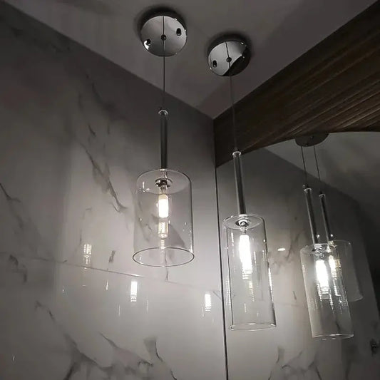 Modern Glass Bathroom Pendant Lighting  Seus Lighting