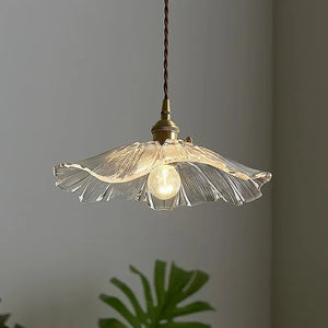 Modern Glass Flower Pendant Lights  Seus Lighting