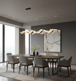 Modern Ocean Wave Pendant Chandelier for Kitchen  Seus Lighting