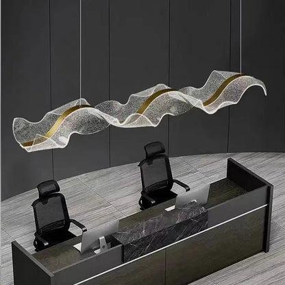 Modern Ocean Wave Pendant Chandelier for Kitchen  Seus Lighting