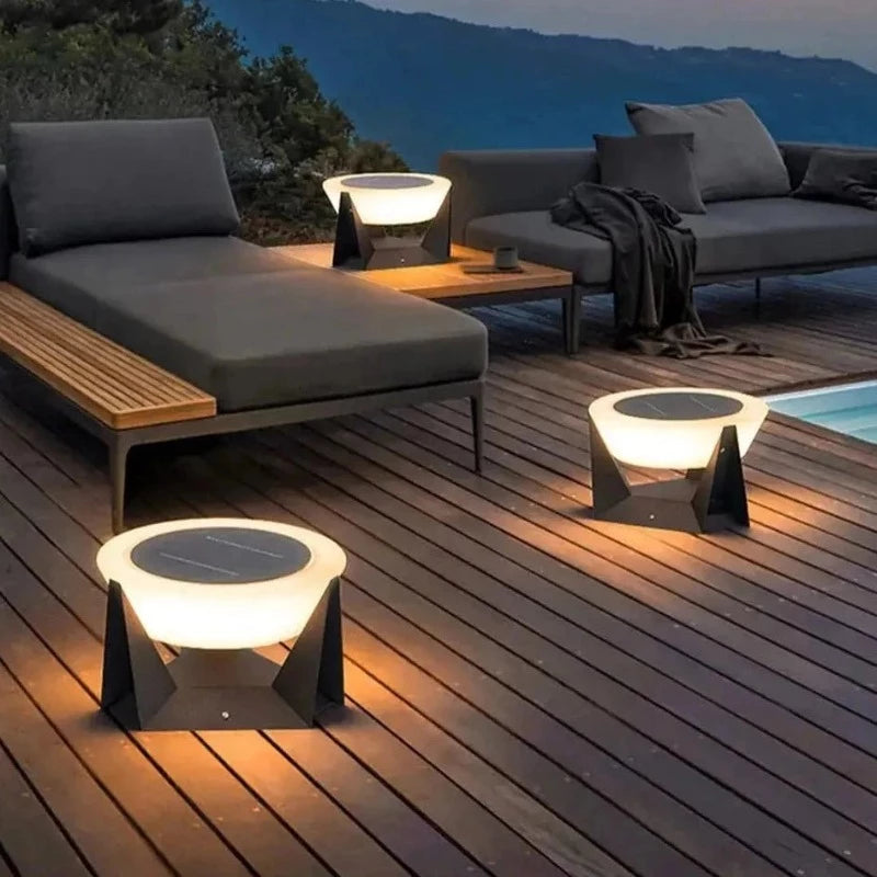 Modern Outdoor Led Solar Light  Seus Lighting