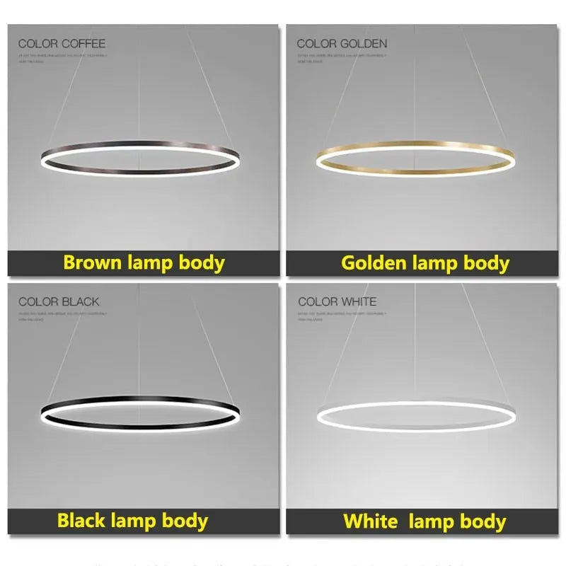 Modern Ring Pendant Light  Seus Lighting