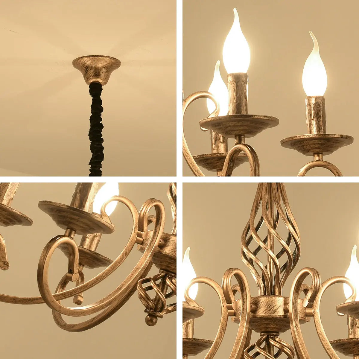 Modern Rustic Chandeliers 6/8 Heads  Seus Lighting