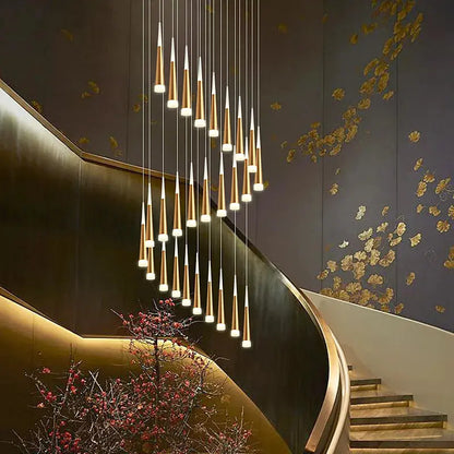 Modern Staircase Chandelier Lighting  Seus Lighting