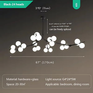 Modern Tree Branch Ceiling Light Fixture  Seus Lighting