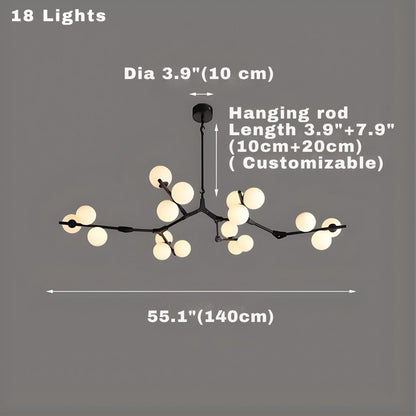 Modern Tree Branch Ceiling Light Fixture  Seus Lighting