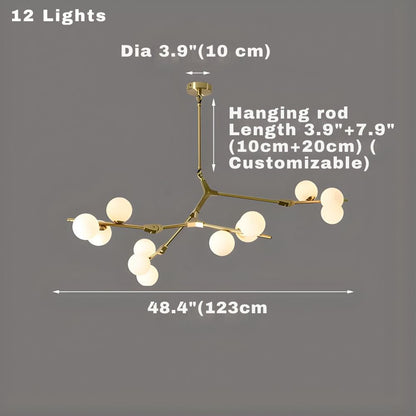 Modern Tree Branch Ceiling Light Fixture  Seus Lighting