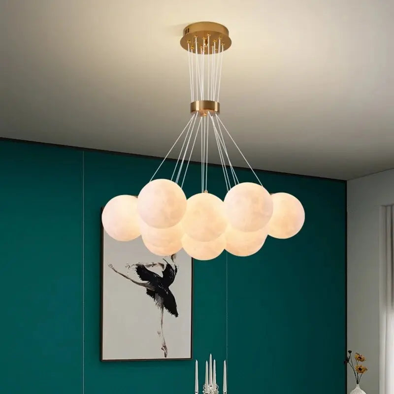 Moon Bubble Pendant Chandelier  Seus Lighting