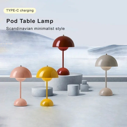 Mush Led Rechargeable Table Lamp Seus Lighting