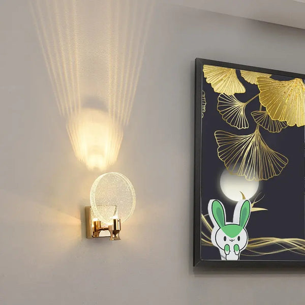 Nellie Crystal Wall Lights for a foyer