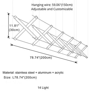 Nina Contemporary LED Kitchen Island Light  Seus Lighting