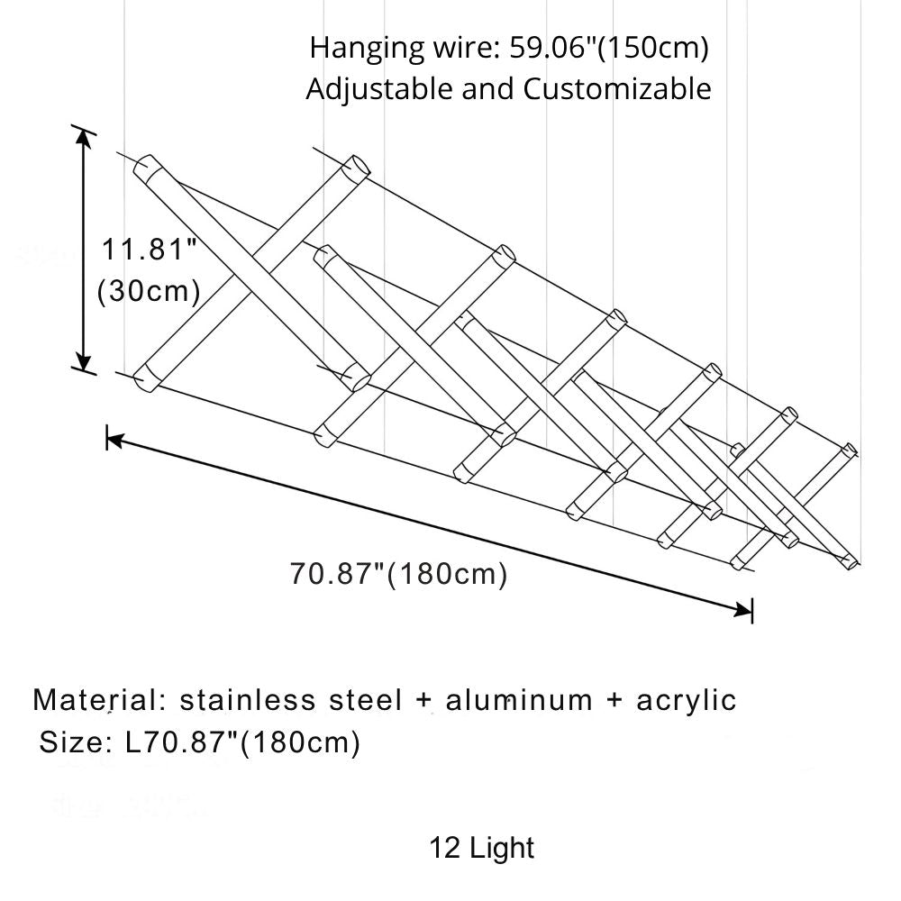 Nina Contemporary LED Kitchen Island Light  Seus Lighting