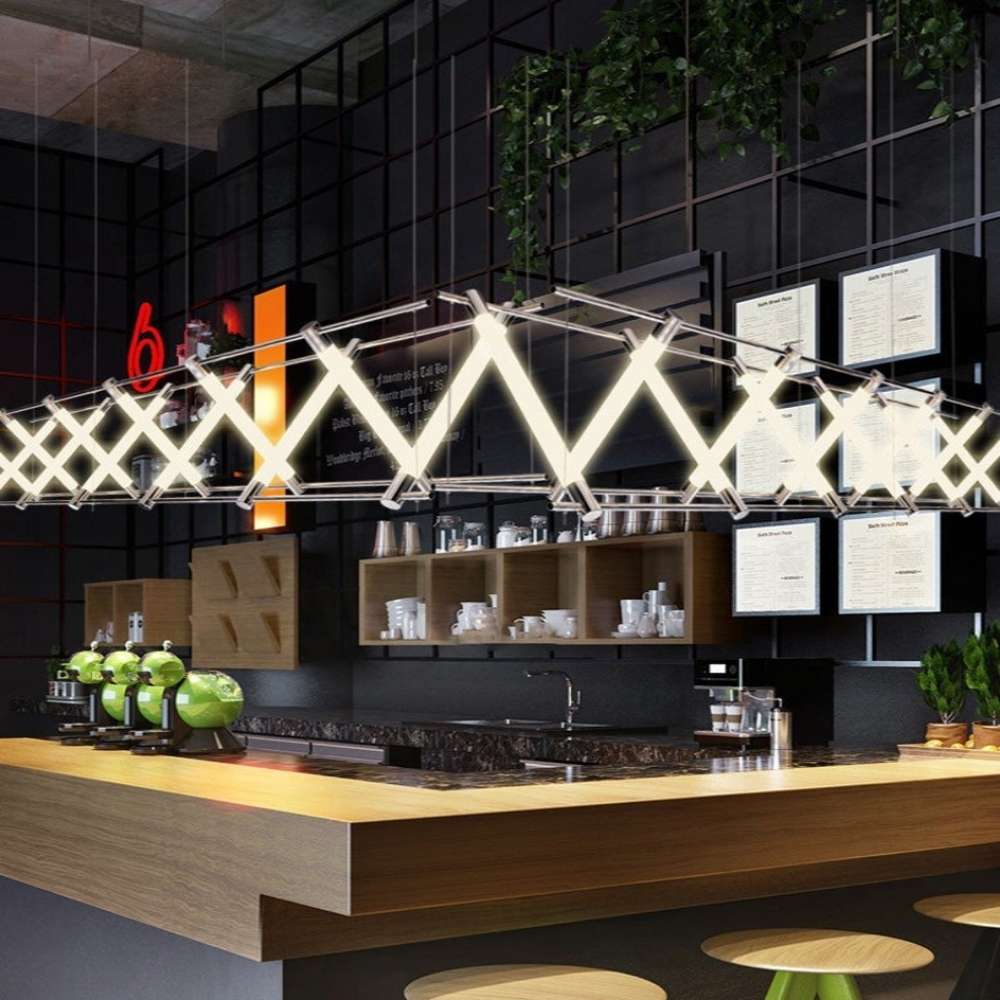 Nina Contemporary LED Kitchen Island Light  Seus Lighting