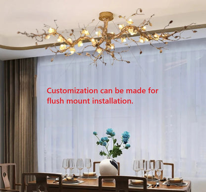 Noa Flower Branch Chandelier  Seus Lighting