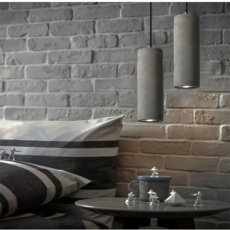Octavia Concrete Pendant Light  Seus Lighting