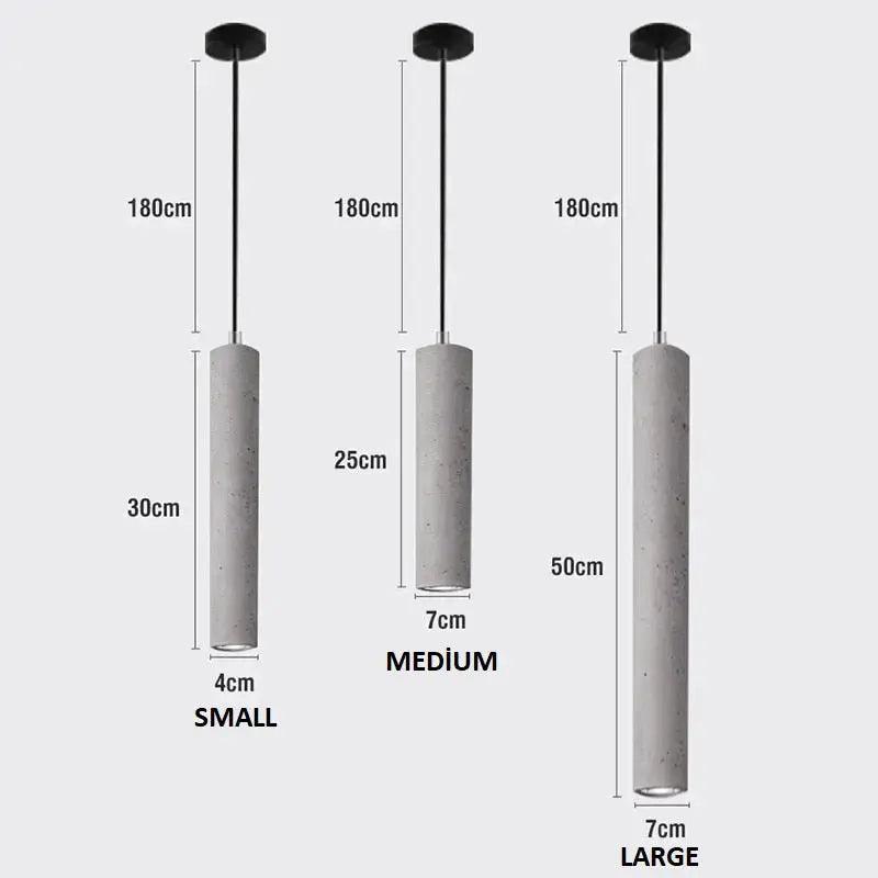 Octavia Concrete Pendant Light  Seus Lighting