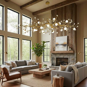 Orgi Statement Linear Branch Chandelier  Seus Lighting