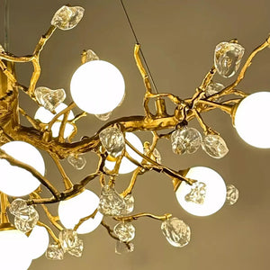 Orgi Statement Linear Branch Chandelier  Seus Lighting