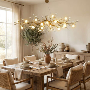 Orgi Statement Linear Branch Chandelier  Seus Lighting