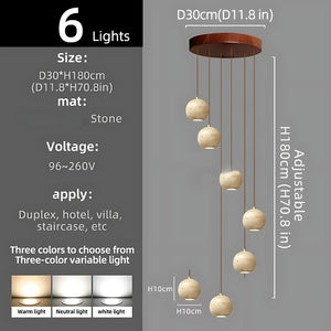 Orva Multi Globe Pendant Light  Seus Lighting
