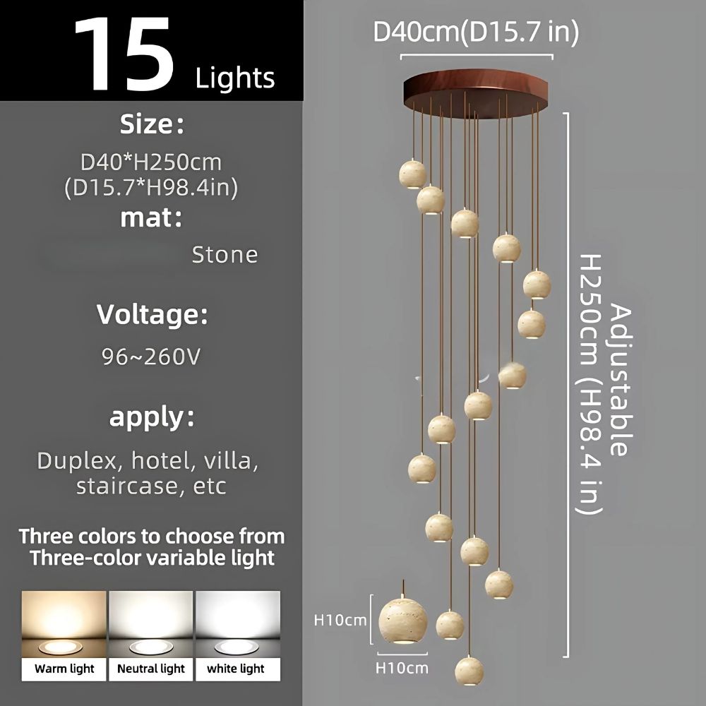 Orva Multi Globe Pendant Light  Seus Lighting