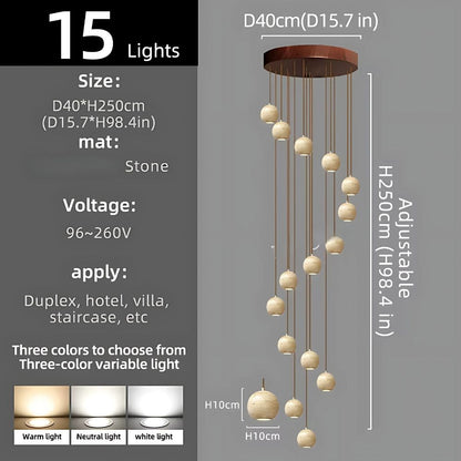 Orva Multi Globe Pendant Light  Seus Lighting